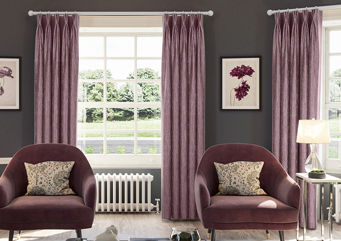 Cascade, Claret - Made to Measure Curtains - Image 3